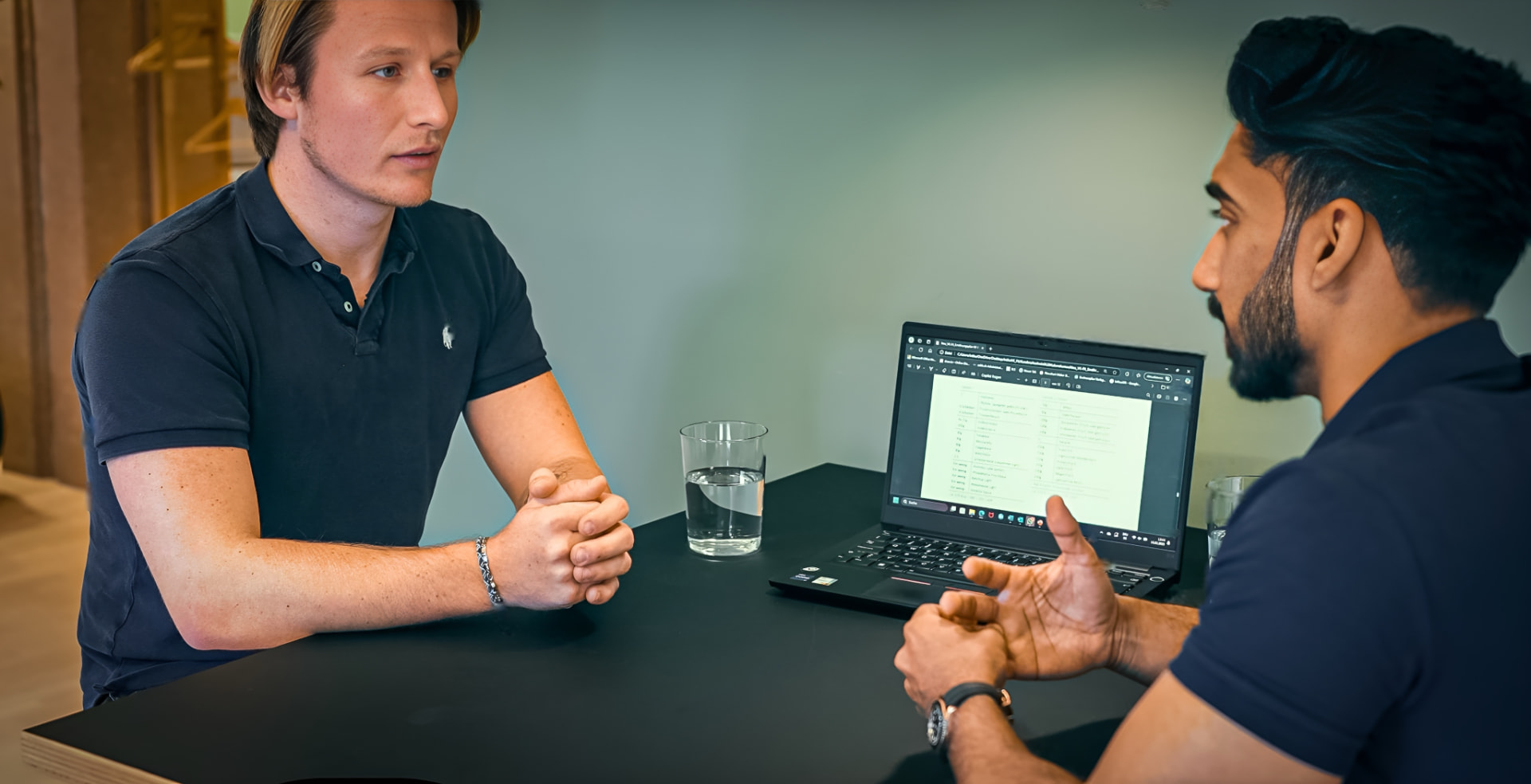 Persönliches Coachinggespräch im Unternehmen