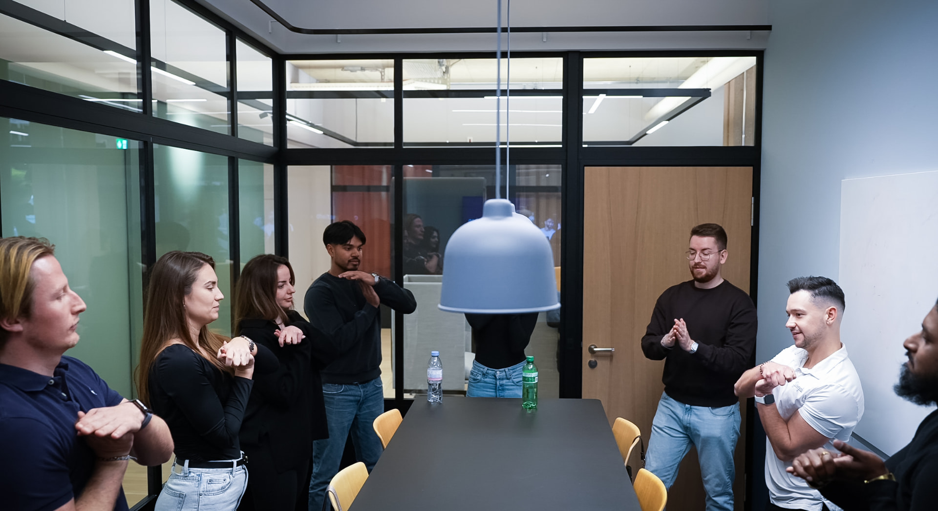 Teilnehmende bei einem Gesundheitsworkshop
